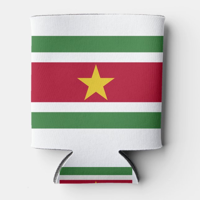 Rafraîchisseur Pour Canette Suriname Flag (Devant)