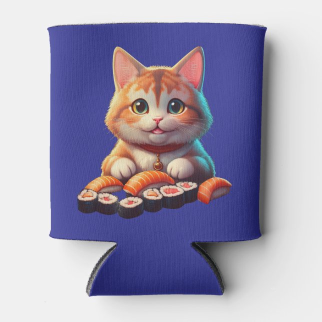 Rafraîchisseur Pour Canette Sushi Cat (Devant)