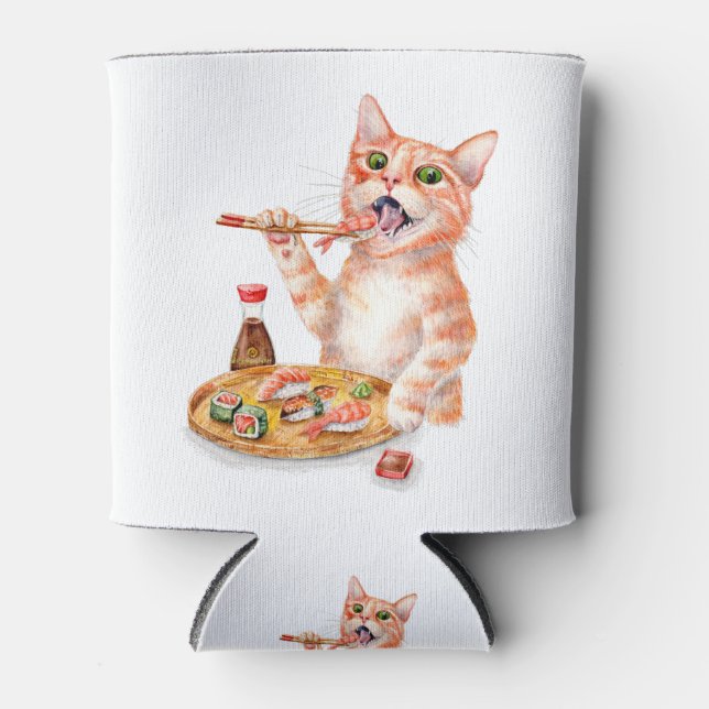 Rafraîchisseur Pour Canette Sushi Cat (Devant)
