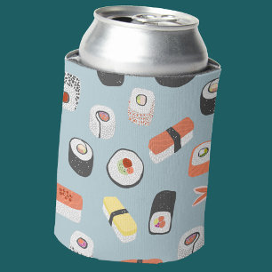 Rafraîchisseur Pour Canette Sushi Nigiri Maki Roll Motif