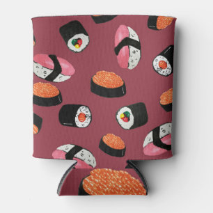 Rafraîchisseur Pour Canette Sushi Onigiri Rolls : Illustration transparente
