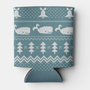 Rafraîchisseur Pour Canette Sweat de Noël Motif Knished Baleine Scandi