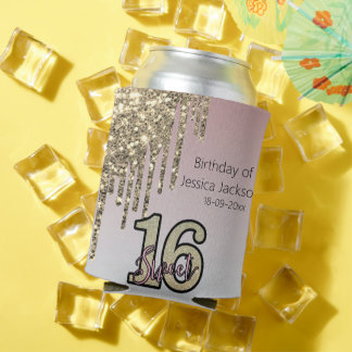 Rafraîchisseur Pour Canette Sweet sixteen or rose rose pâle