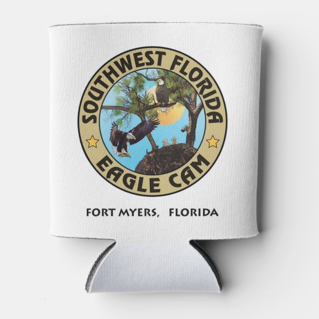 Rafraîchisseur Pour Canette SWFL Eagle Cam Boire Coolie (Devant)