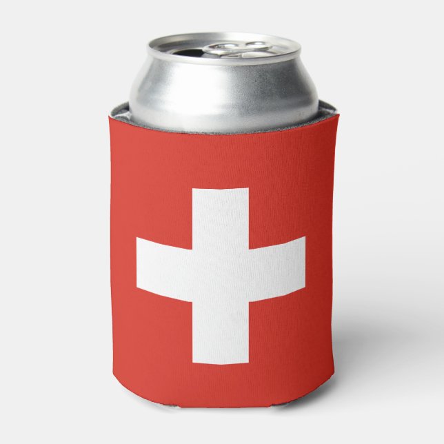 Rafraîchisseur Pour Canette Switzerland Flag (Can devant)