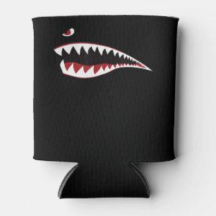 Rafraîchisseur Pour Canette Symbole d'art de la bouche de requin - Cadeau pour