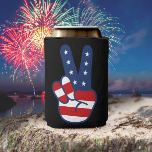 Rafraîchisseur Pour Canette SYMBOLE Patriotique DE LA PAIX 4 juillet