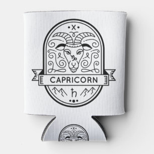 RAFRAÎCHISSEUR POUR CANETTE SYMBOLE ZODIAC BADGE CAPRICORN STROKE