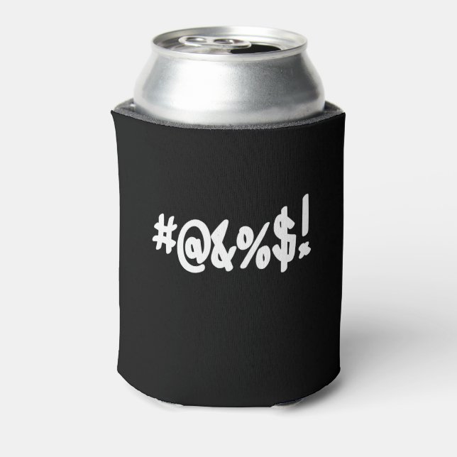 Rafraîchisseur Pour Canette Symboles amusants de la malédiction de jurer exple (Can Dos)