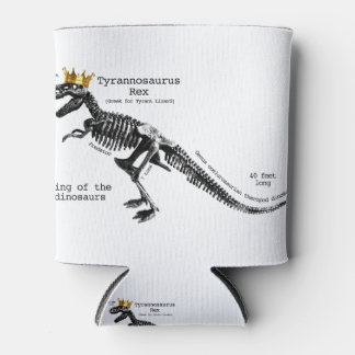 Rafraîchisseur Pour Canette T Rex squelette roi des dinosaures