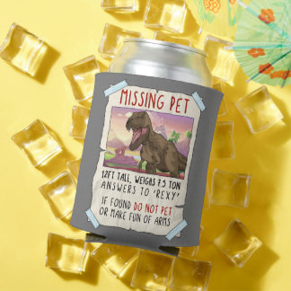 Rafraîchisseur Pour Canette T-shirt amusant, Drôle ami manquant, Dinosau