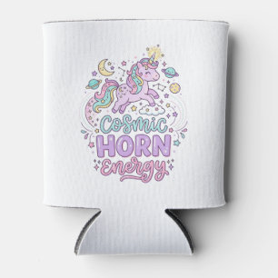 Rafraîchisseur Pour Canette T-shirt graphique pastel mignon énergie corne cosm