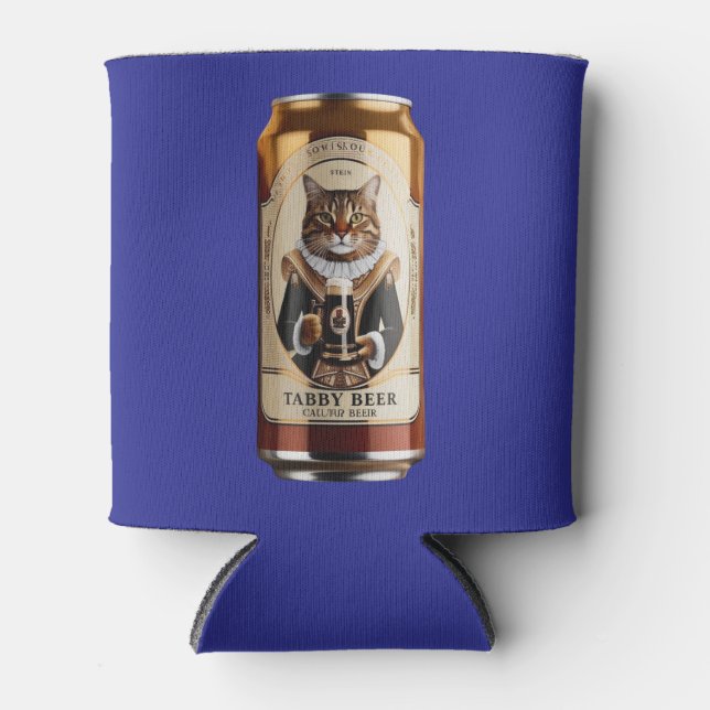 Rafraîchisseur Pour Canette Tabby Funny Bière  (Devant)