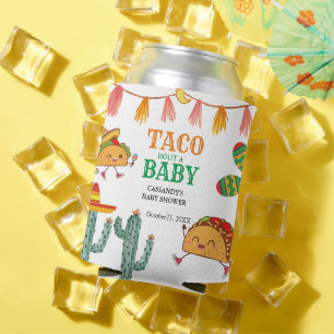Rafraîchisseur Pour Canette Taco bout Baby Baby shower mexicain faveurs