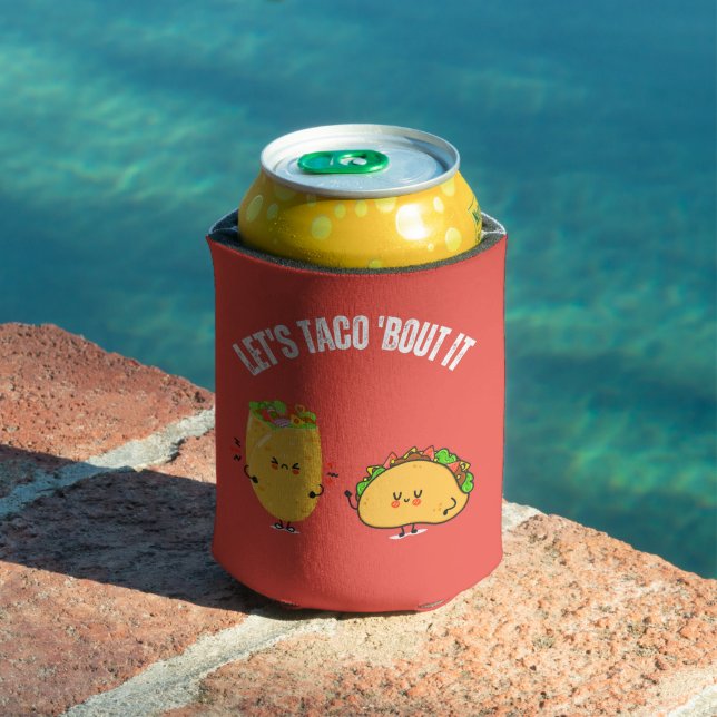 Rafraîchisseur Pour Canette Taco 'Bout It - Pun mexicain (Piscine in situ)