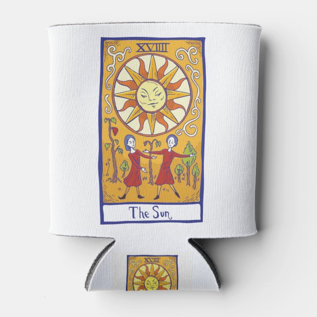 Rafraîchisseur Pour Canette Tarot Le Soleil (Devant)