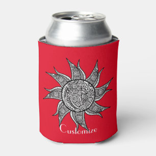 Rafraîchisseur Pour Canette Tatouage de henné Sun Thunder_Cove
