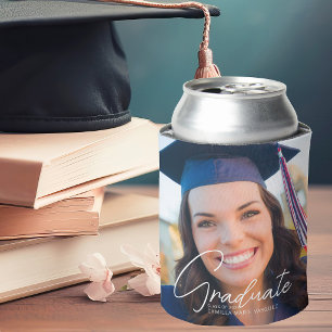 Rafraîchisseur Pour Canette Tendance Graduation Senior Photo Keepsaké Party