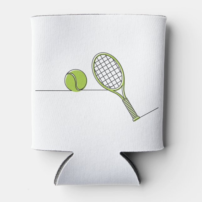 Rafraîchisseur Pour Canette Tennis Lover | cadeau de tennis (Devant)