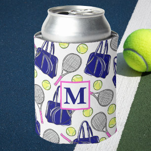 Rafraîchisseur Pour Canette Tennis personnalisé Monogramme / Tennis Prépa