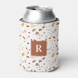 Rafraîchisseur Pour Canette Terrazzo Terrazzo Motif artistique Monogramme