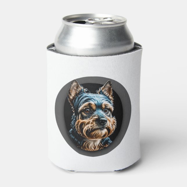 Rafraîchisseur Pour Canette terrier noir yorkshire (Can devant)