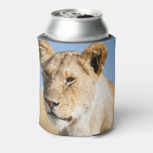 Rafraîchisseur Pour Canette Tête de lion safari animal gros chat photo