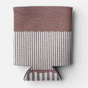 Rafraîchisseur Pour Canette Textile dentelle tissu Arrière - plan Texture