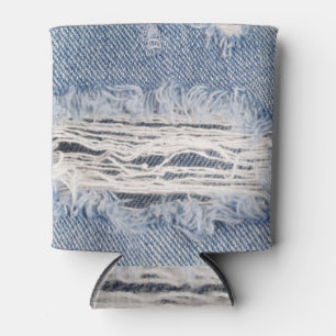 Rafraîchisseur Pour Canette Texture de jean déchiré