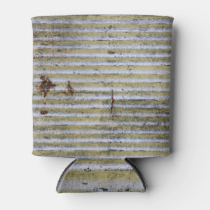 Rafraîchisseur Pour Canette Texture de zinc rouillé, arrière - plan de grunge