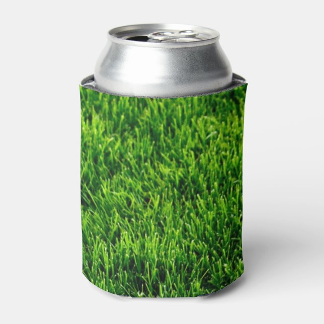 Rafraîchisseur Pour Canette Texture d'herbe verte d'un terrain de football (Can devant)