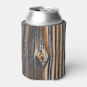 Rafraîchisseur Pour Canette Texture du noeud du grain de bois