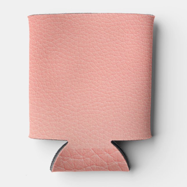 Rafraîchisseur Pour Canette Texture en cuir naturel : Arrière - plan de gros p (Devant)