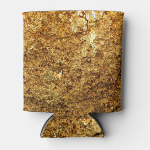 Rafraîchisseur Pour Canette Texture or de luxe, illustration 3D.