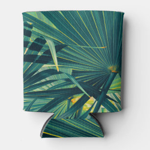 Rafraîchisseur Pour Canette Texture tonique à feuille de palme striée