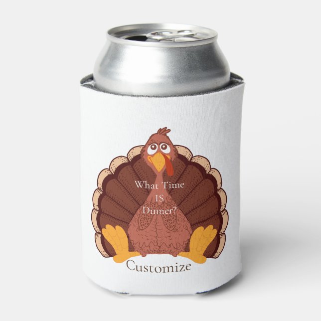 Rafraîchisseur Pour Canette Thanksgiving Turkey Thunder Cove (Can devant)