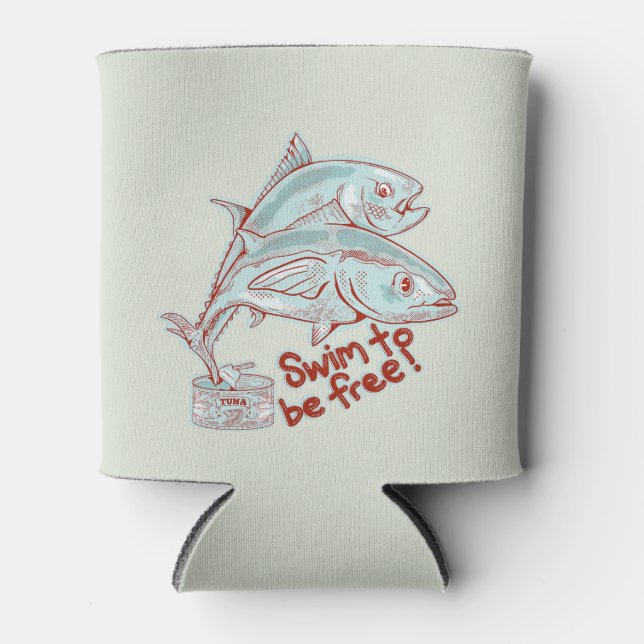 Rafraîchisseur Pour Canette Thon Poisson assaisonnant une boîte (Devant)