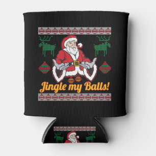 Rafraîchisseur Pour Canette Tintez mon chandail laid de Noël du père noël d