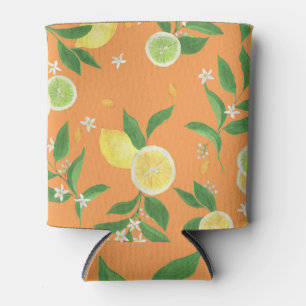 Rafraîchisseur Pour Canette Tissu d'aquarelle en agrumes