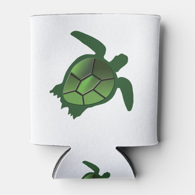 Rafraîchisseur Pour Canette Tortue verte (Devant)