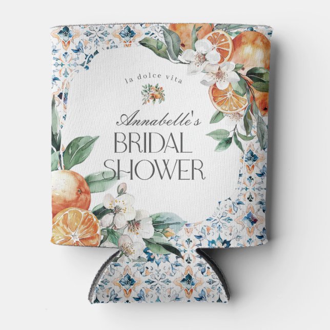 Rafraîchisseur Pour Canette Toscane Carrelage Cadeaux de Mariage Italiens Barw (Devant)