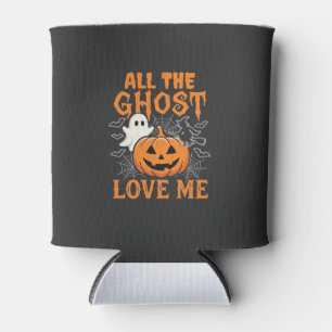 Rafraîchisseur Pour Canette Tous les fantômes m'aiment Halloween Design_1