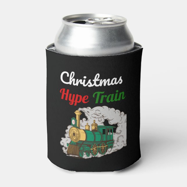 Rafraîchisseur Pour Canette Train de Noël - Train de Noël Hype (Can devant)