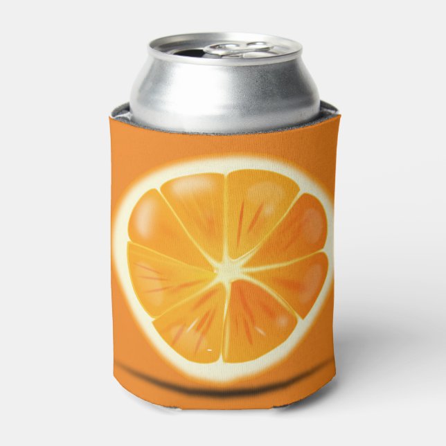 Rafraîchisseur Pour Canette Tranche d'orange d'agrumes (Can devant)