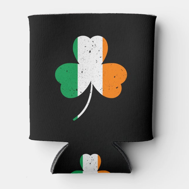 Rafraîchisseur Pour Canette Trèfle irlandais Fête de la Saint-Patrick (Devant)