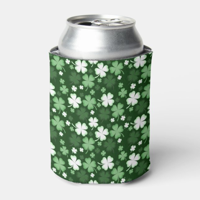 Rafraîchisseur Pour Canette Trèfle vert, jour de la Saint-Patrick (Can devant)