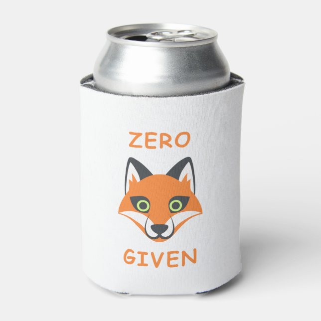 Rafraîchisseur Pour Canette Trendy Zero Fox Donné phrase Emoji Cartoon (Can devant)