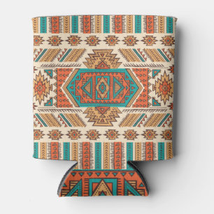 Rafraîchisseur Pour Canette Tribal Vintage : Ethnic Seamless Motif