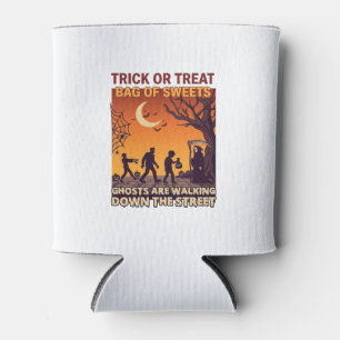 Rafraîchisseur Pour Canette Trick Or Treat Halloween Zombies Grim Reaper Citro