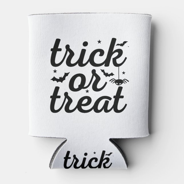 Rafraîchisseur Pour Canette Trick Ou Treat Halloween (Devant)